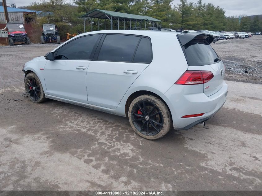 2021 Volkswagen Golf Gti 2.0T Autobahn/2.0T S/2.0T Se VIN: 3VW5T7AU3MM005927 Lot: 41110803