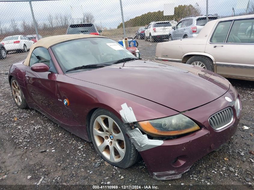 2004 BMW Z4 2.5 VIN: 4USBT33544LS50607 Lot: 41110969