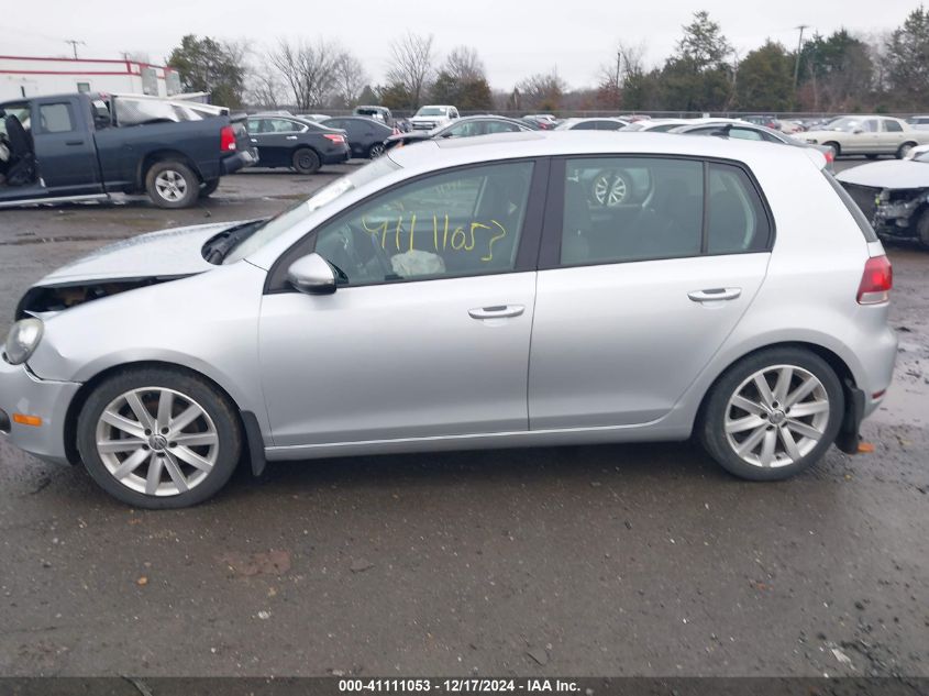 2011 Volkswagen Golf Tdi 4-Door VIN: WVWDM7AJ8BW159810 Lot: 41111053