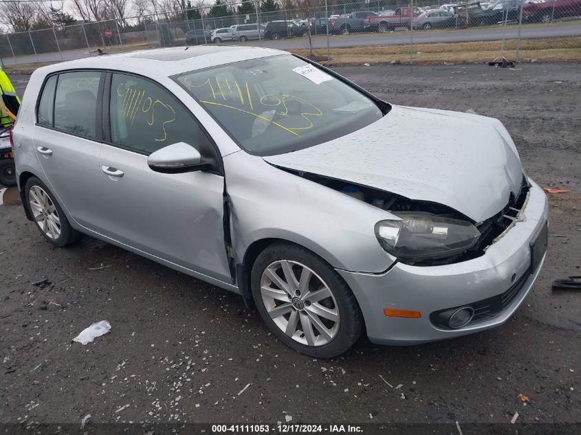 2011 Volkswagen Golf Tdi 4-Door VIN: WVWDM7AJ8BW159810 Lot: 41111053