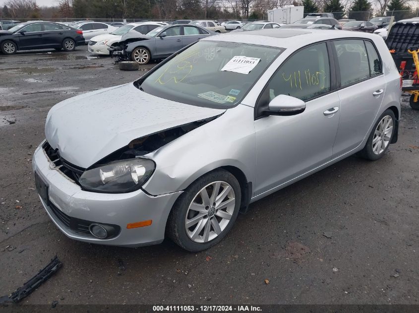 2011 Volkswagen Golf Tdi 4-Door VIN: WVWDM7AJ8BW159810 Lot: 41111053