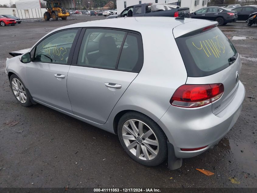 2011 Volkswagen Golf Tdi 4-Door VIN: WVWDM7AJ8BW159810 Lot: 41111053