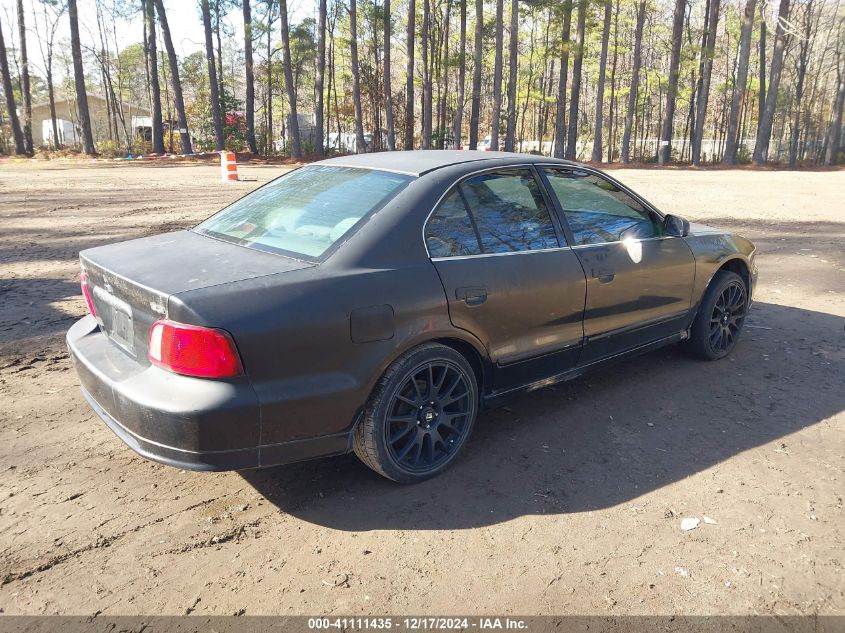 2002 Mitsubishi Galant Es/Ls VIN: 4A3AA46G02E058657 Lot: 41111435