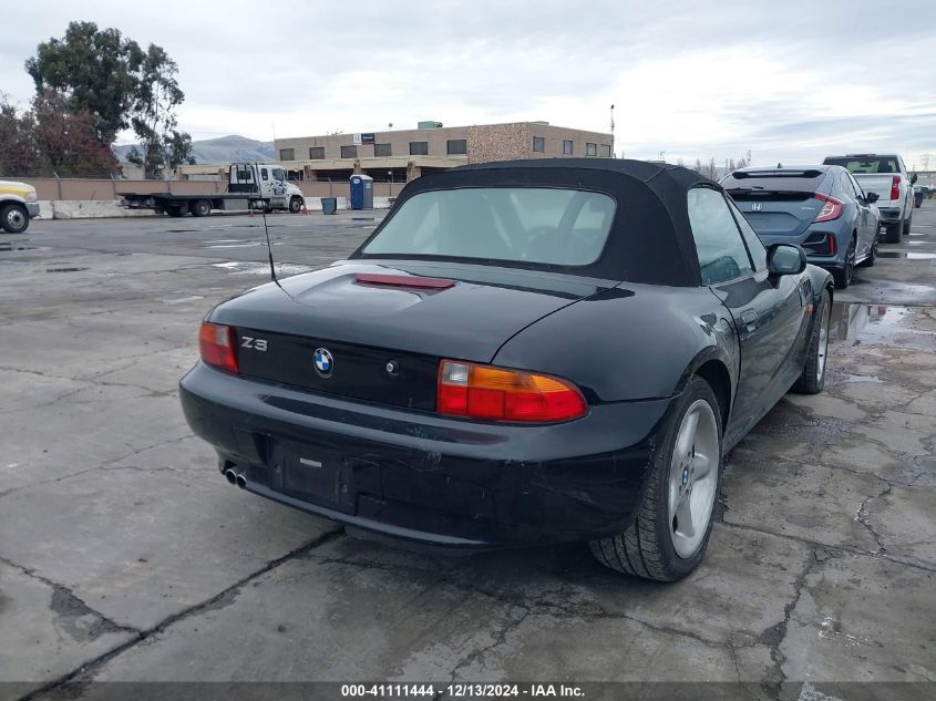 1998 BMW Z3 2.8 VIN: 4USCJ3337WLG20284 Lot: 41111444