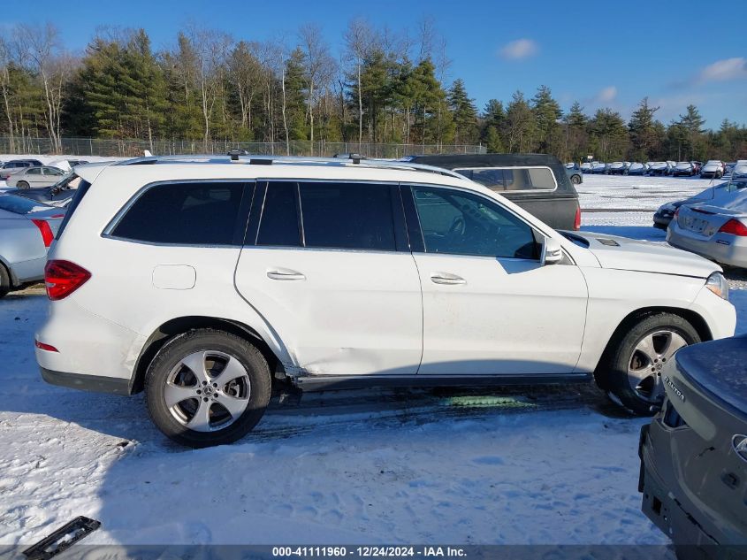 2017 Mercedes-Benz Gls 450 4Matic VIN: 4JGDF6EE2HA930605 Lot: 41111960