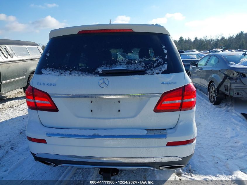 2017 Mercedes-Benz Gls 450 4Matic VIN: 4JGDF6EE2HA930605 Lot: 41111960