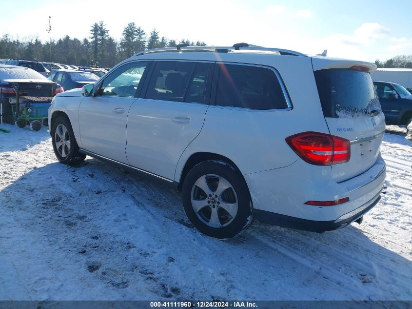 2017 Mercedes-Benz Gls 450 4Matic VIN: 4JGDF6EE2HA930605 Lot: 41111960