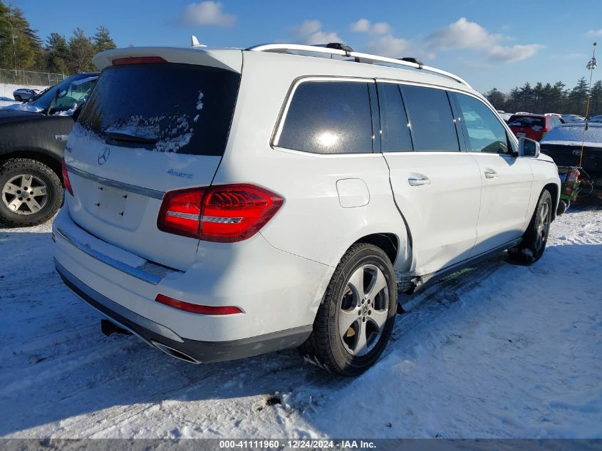 2017 Mercedes-Benz Gls 450 4Matic VIN: 4JGDF6EE2HA930605 Lot: 41111960