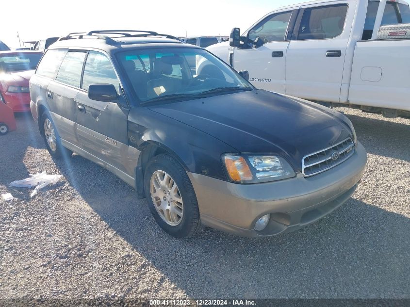 2001 Subaru Legacy Outback H6 3.0 Ll Bean VIN: 4S3BH806417676870 Lot: 41112023