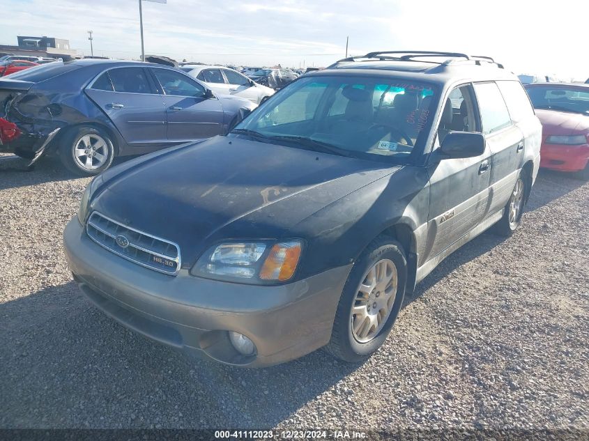 2001 Subaru Legacy Outback H6 3.0 Ll Bean VIN: 4S3BH806417676870 Lot: 41112023