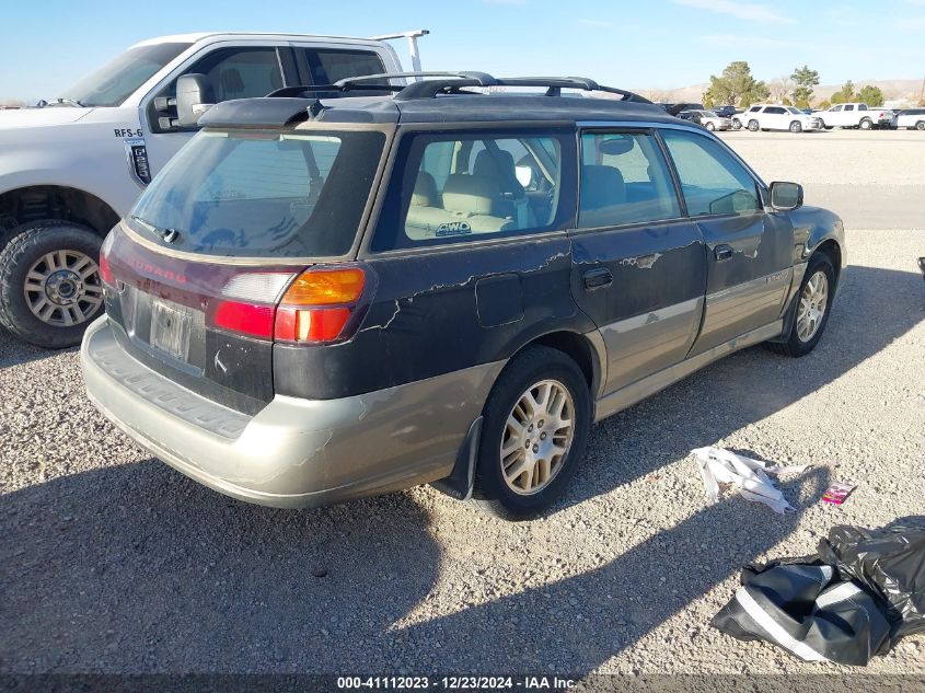 2001 Subaru Legacy Outback H6 3.0 Ll Bean VIN: 4S3BH806417676870 Lot: 41112023