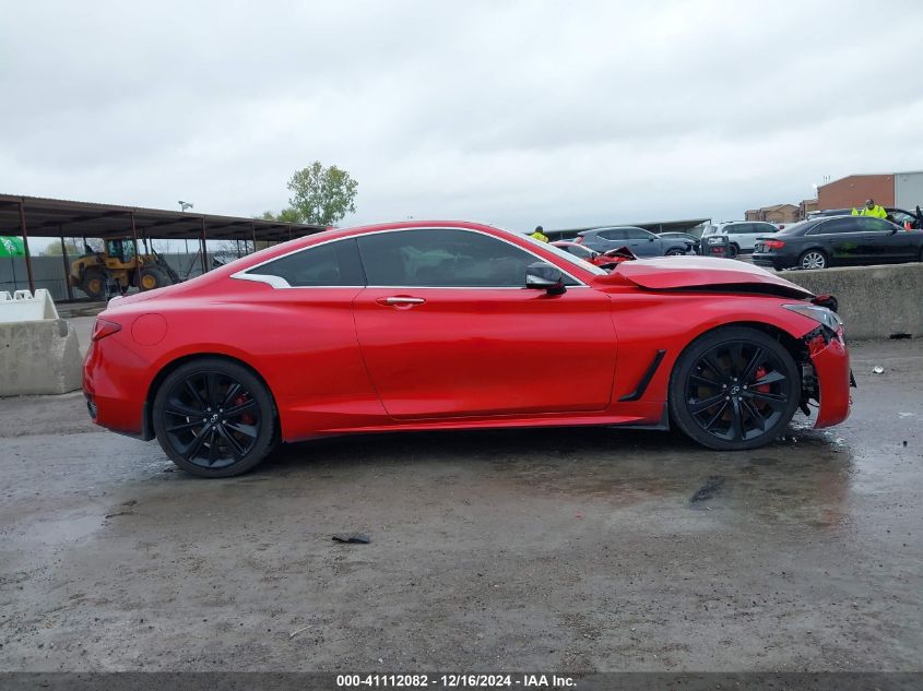 2021 Infiniti Q60 Red Sport 400 VIN: JN1FV7LK9MM530454 Lot: 41112082