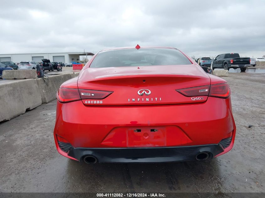 2021 Infiniti Q60 Red Sport 400 VIN: JN1FV7LK9MM530454 Lot: 41112082