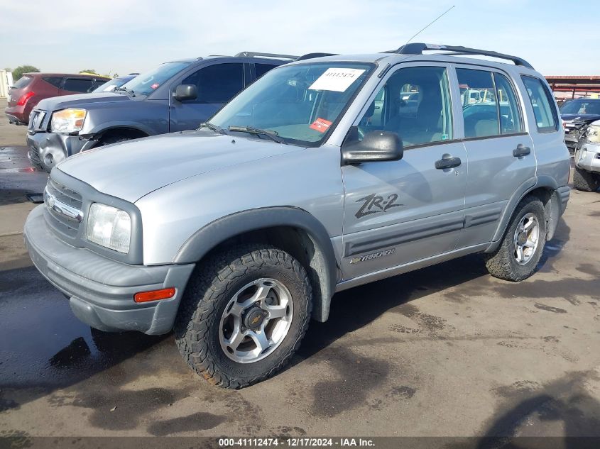 2001 Chevrolet Tracker Hard Top Zr2 VIN: 2CNBJ734216954038 Lot: 41112474