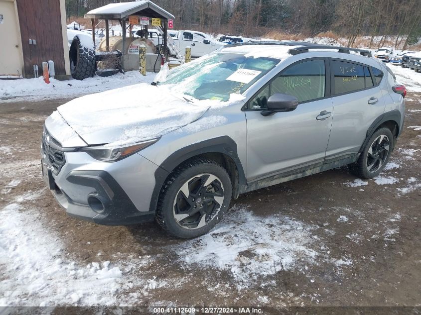 2024 Subaru Crosstrek Limited VIN: 4S4GUHM60R3744298 Lot: 41112609