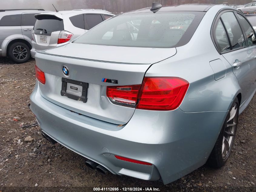 2015 BMW M3 VIN: WBS3C9C52FP805877 Lot: 41112695