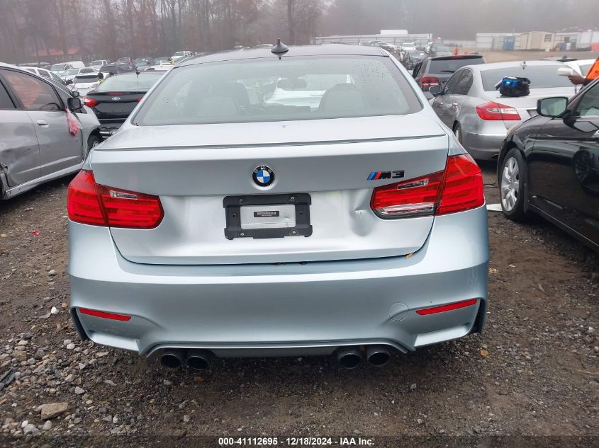 2015 BMW M3 VIN: WBS3C9C52FP805877 Lot: 41112695