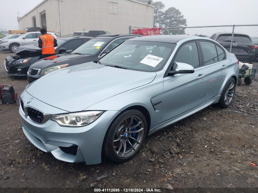 2015 BMW M3 VIN: WBS3C9C52FP805877 Lot: 41112695