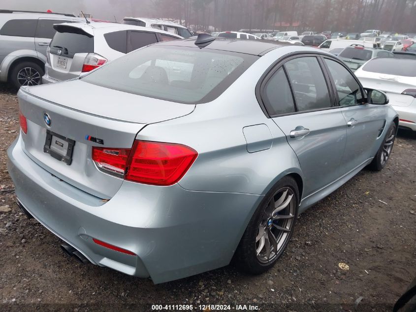 2015 BMW M3 VIN: WBS3C9C52FP805877 Lot: 41112695