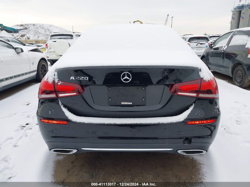 2019 Mercedes-Benz A 220 VIN: WDD3G4EB9KW015323 Lot: 41113017