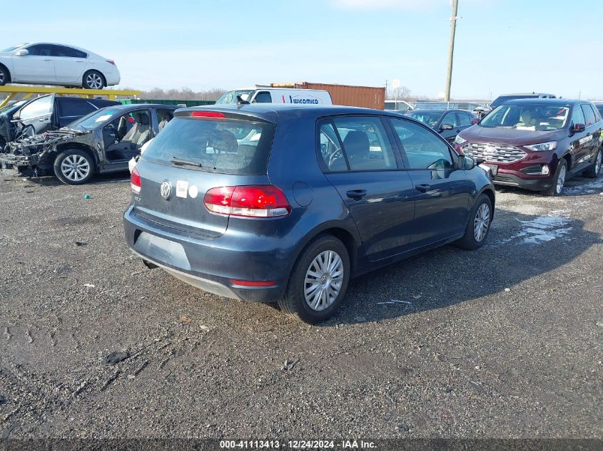 2012 Volkswagen Golf 2.5L 4-Door VIN: WVWDB7AJ0CW278488 Lot: 41113413