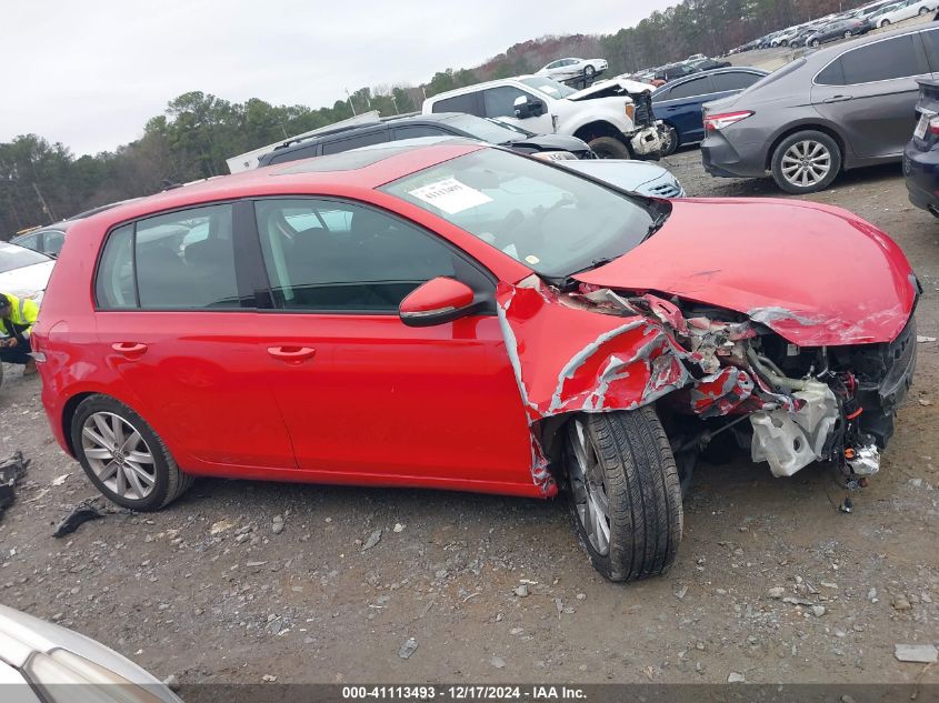 2011 Volkswagen Golf Tdi 4-Door VIN: WVWNM7AJXBW058160 Lot: 41113493