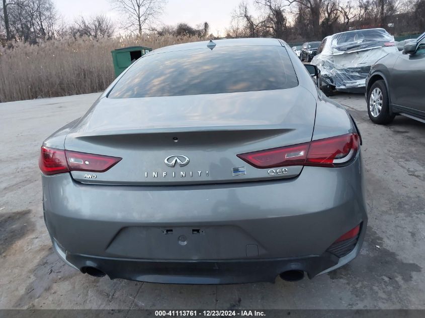 2018 Infiniti Q60 3.0T Luxe VIN: JN1EV7EL4JM391783 Lot: 41113761