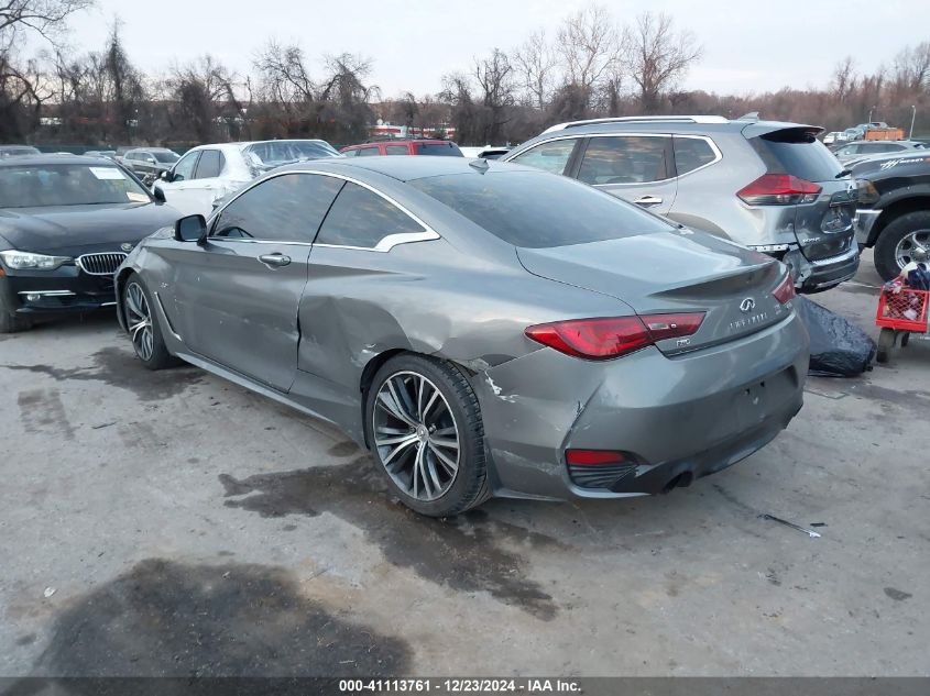 2018 Infiniti Q60 3.0T Luxe VIN: JN1EV7EL4JM391783 Lot: 41113761