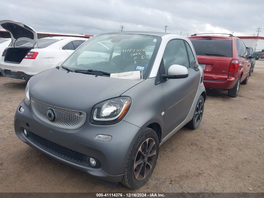 2016 Smart Fortwo Passion/Prime/Proxy/Pure VIN: WMEFJ5DA0GK056480 Lot: 41114376