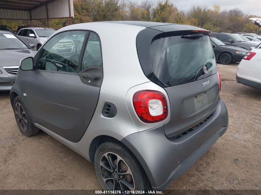 2016 Smart Fortwo Passion/Prime/Proxy/Pure VIN: WMEFJ5DA0GK056480 Lot: 41114376