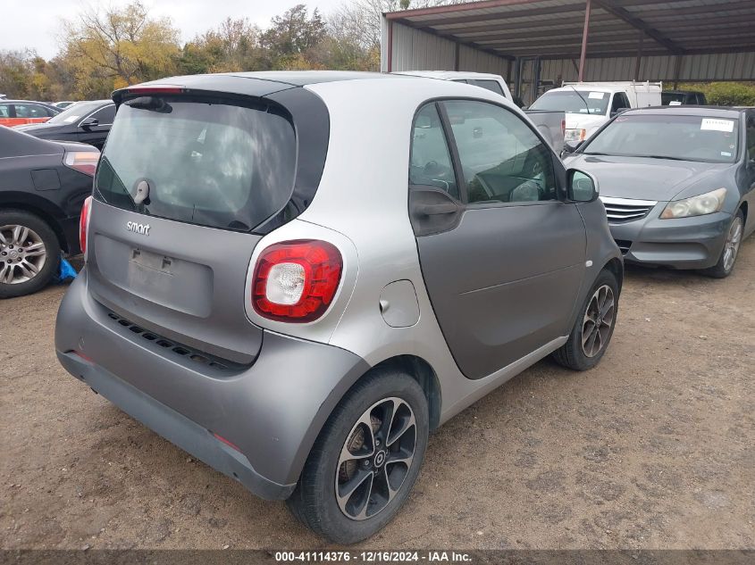 2016 Smart Fortwo Passion/Prime/Proxy/Pure VIN: WMEFJ5DA0GK056480 Lot: 41114376