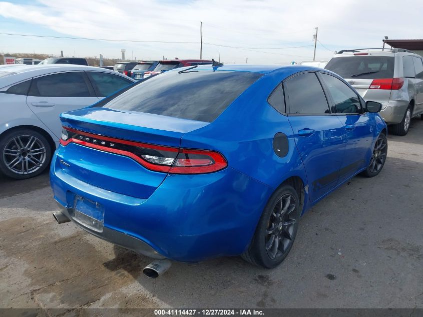 2015 Dodge Dart Se VIN: 1C3CDFAA6FD391950 Lot: 41114427