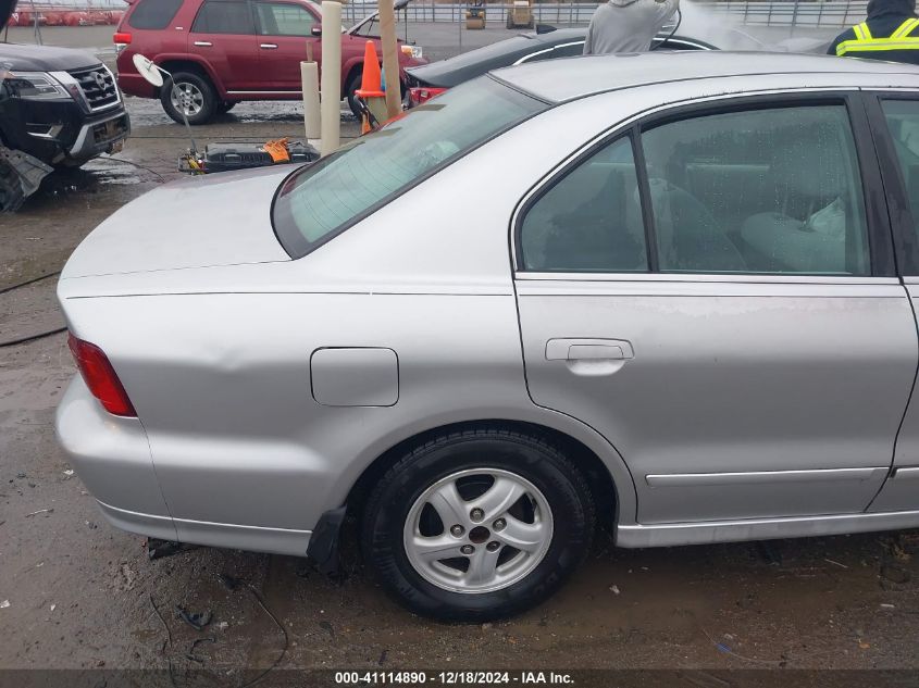 2001 Mitsubishi Galant Es VIN: 4A3AA46G81E021886 Lot: 41114890