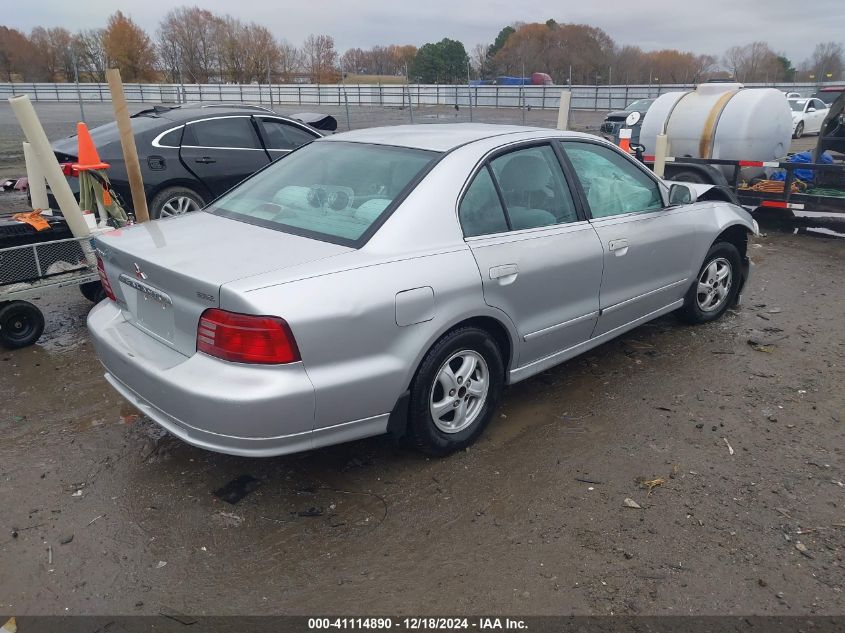 2001 Mitsubishi Galant Es VIN: 4A3AA46G81E021886 Lot: 41114890