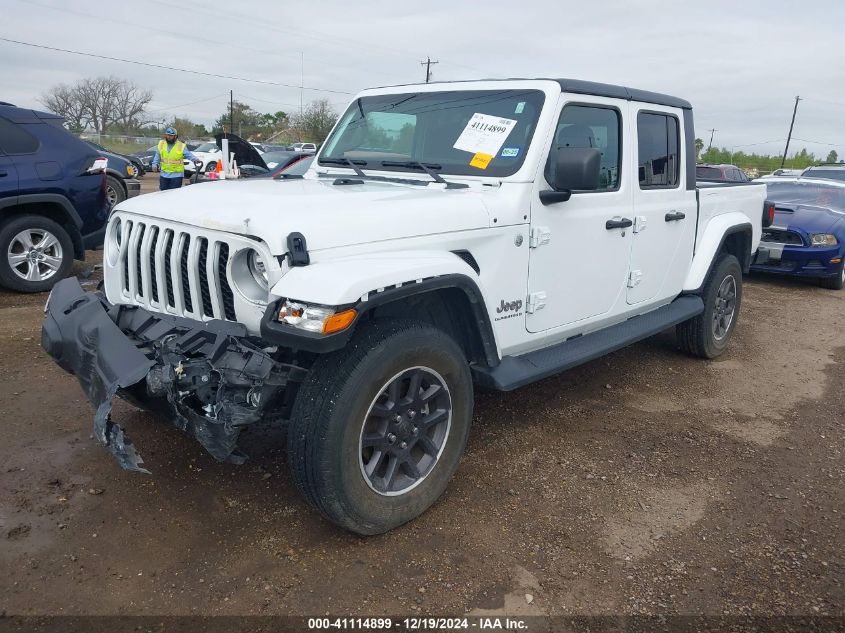 2023 Jeep Gladiator Overland 4X4 VIN: 1C6HJTFG1PL548689 Lot: 41114899