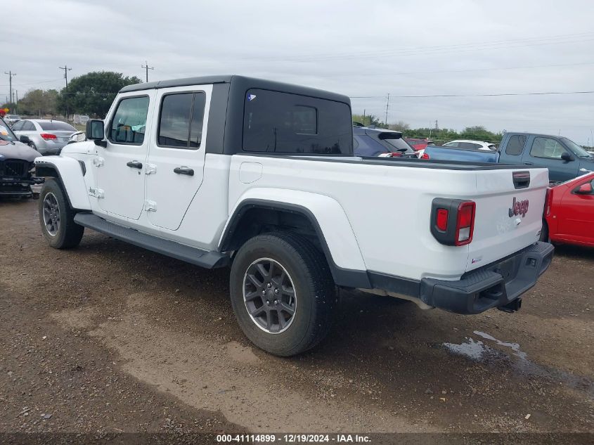 2023 Jeep Gladiator Overland 4X4 VIN: 1C6HJTFG1PL548689 Lot: 41114899