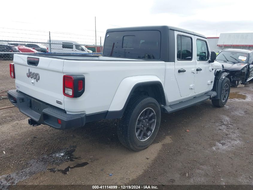 2023 Jeep Gladiator Overland 4X4 VIN: 1C6HJTFG1PL548689 Lot: 41114899