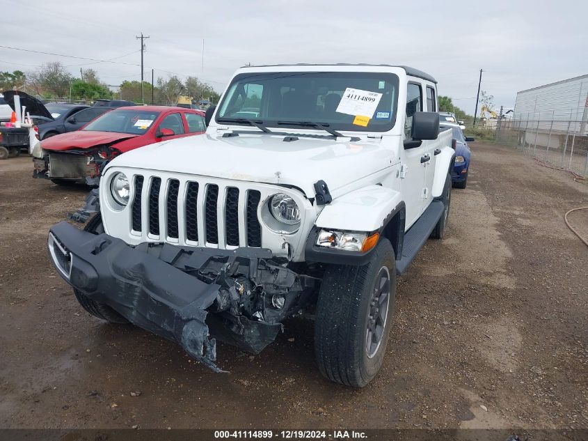 2023 Jeep Gladiator Overland 4X4 VIN: 1C6HJTFG1PL548689 Lot: 41114899