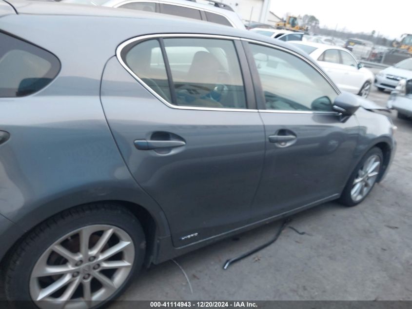 2012 Lexus Ct 200 VIN: JTHKD5BH3C2111257 Lot: 41114943