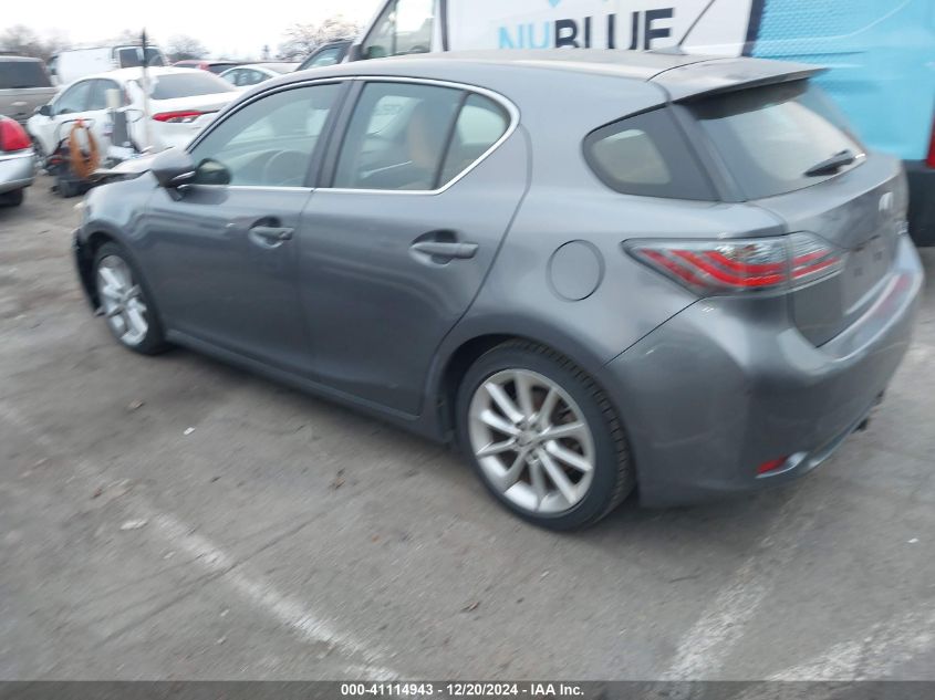 2012 Lexus Ct 200 VIN: JTHKD5BH3C2111257 Lot: 41114943