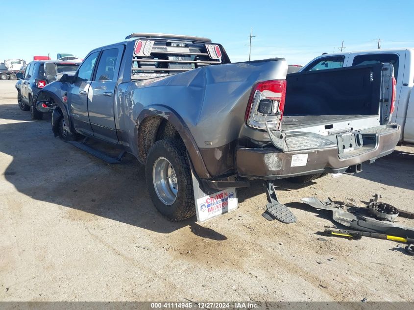 2020 Ram 3500 Laramie Longhorn 4X4 8' Box VIN: 3C63RRKL6LG301684 Lot: 41114945