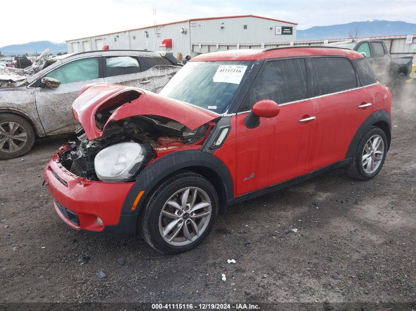 2014 Mini Countryman Cooper S VIN: WMWZC5C54EWP37187 Lot: 41115116