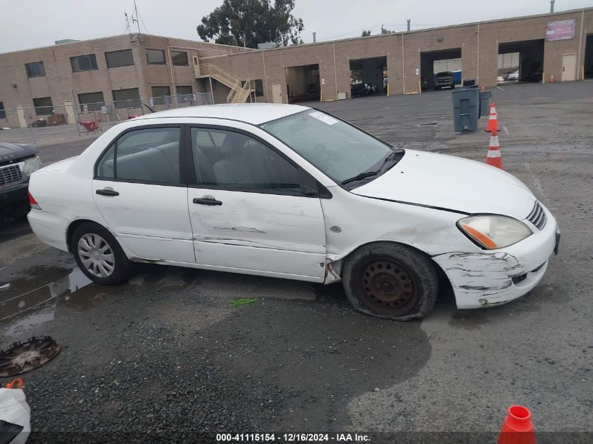 2006 Mitsubishi Lancer Es/Se VIN: JA3AJ26E26U043996 Lot: 41115154