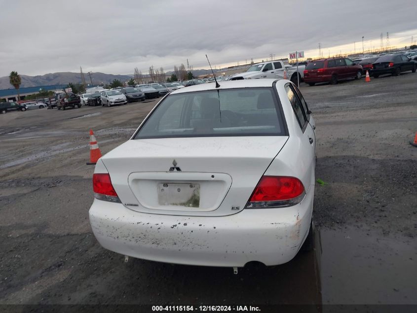 2006 Mitsubishi Lancer Es/Se VIN: JA3AJ26E26U043996 Lot: 41115154