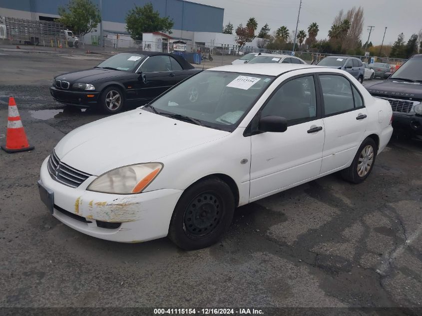 2006 Mitsubishi Lancer Es/Se VIN: JA3AJ26E26U043996 Lot: 41115154