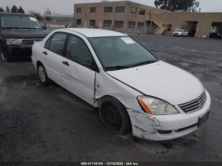 2006 Mitsubishi Lancer Es/Se VIN: JA3AJ26E26U043996 Lot: 41115154