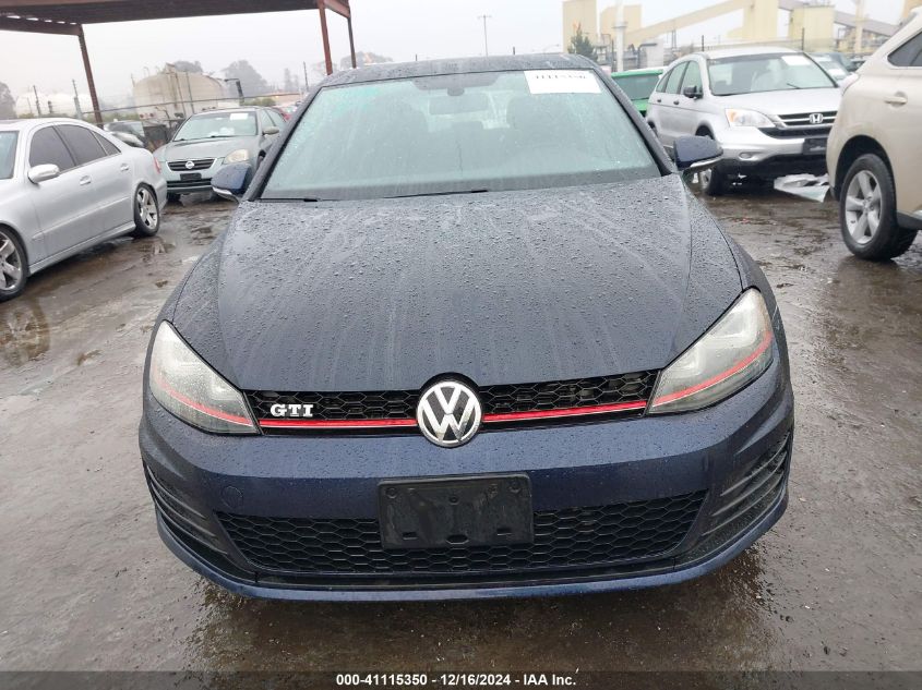 2015 Volkswagen Golf Gti 2.0T Se 4-Door VIN: 3VW4T7AU0FM090756 Lot: 41115350