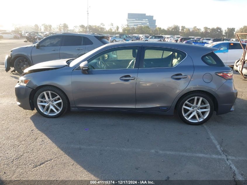 2015 Lexus Ct 200H VIN: JTHKD5BH2F2221706 Lot: 41115374