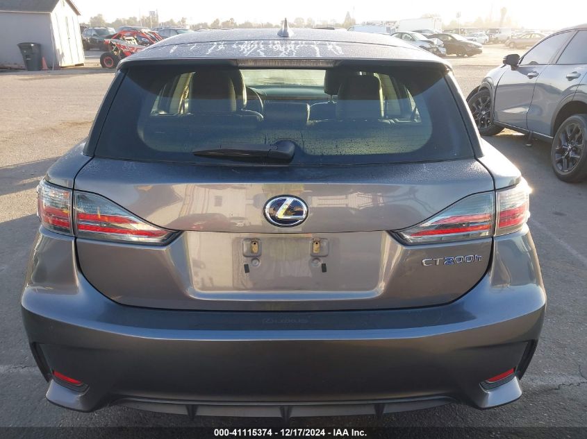 2015 Lexus Ct 200H VIN: JTHKD5BH2F2221706 Lot: 41115374