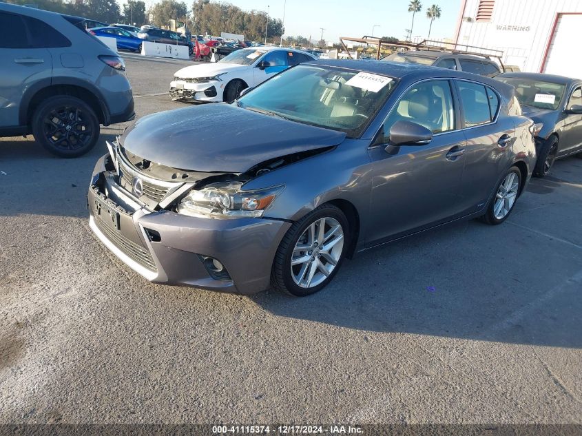 2015 Lexus Ct 200H VIN: JTHKD5BH2F2221706 Lot: 41115374